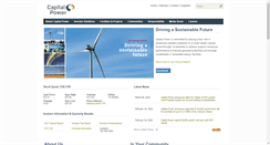 Desktop Screenshot of capitalpower.com